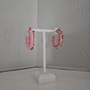 NWOT Sugarfix By Baublebar Studded Hoop Earrings